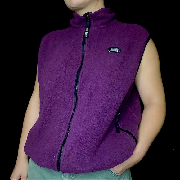 REI Jackets & Coats Vintage Rei Fleece Lined Vest Poshmark